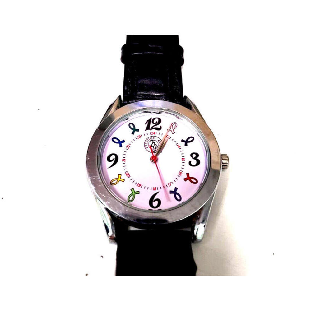 Prestige New‎ Batt & Strap Breast Cancer Survivor Watch